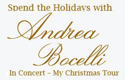 Andrea Bocelli/アンドレア・ボチェッリ　クリスマスコンサート　2010年12月11日